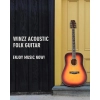 Gitara akustyczna Winzz 41 cali dla początkujących z akcesoriami