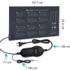 Mata grzewcza do sadzonek KETOTEK z termostatem 230 V 52x25cm