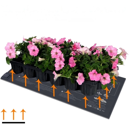 Mata grzewcza do sadzonek KETOTEK z termostatem 230 V 52x25cm