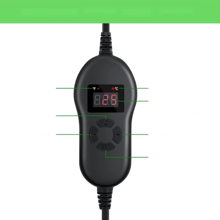 Mata grzewcza do sadzonek KETOTEK z termostatem 230 V 52x25cm