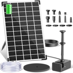 Biling Fontanna solarna 12 W, do użytku na zewnątrz, z akumulatorem
