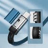 Kabel USB-C USB-C Nylonowy 2m 60W PD 3A Szybkie Ładowanie 2sztuki