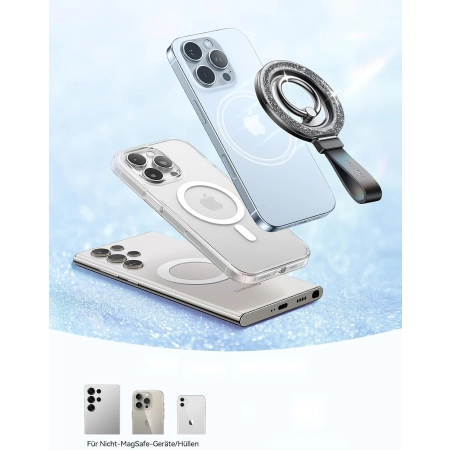 Uchwyt JOYROOM Uchwyt Pierścieniowy MagSafe Czarny 360 Stopni