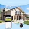 Kamera REIGY Zestaw WiFi 4MP 10 CH PTZ 360 PIR syrena noktowizor panel
