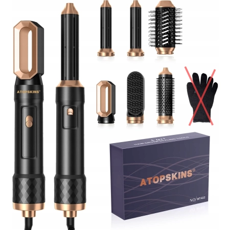 Suszarko-lokówka ATOPSKINS WT-622 Zestaw 6-w-1 1000W