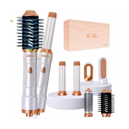 Suszarka UKLISS WT-622 biało złota 4 in 1 perfekcyjna fryzura