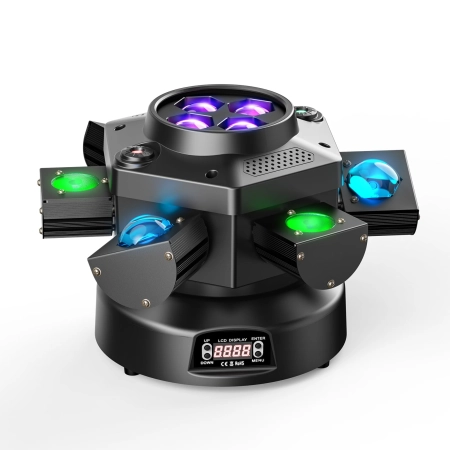 Głowa Ruchoma HOLDLAMP ZQ02361 LED 6 Arms 4w1 DMX RGBW 180W Efekt