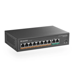 Switch MokerLink POE-F092F z 9 portami PoE+, 2 szybkimi łączami Ethernet