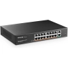 Przełącznik MokerLink POE-G162G 16-portowy Gigabit PoE 250W 2 uplink