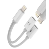 Adapter Lightning Rozdzielacz 2w1 iPhone 11-14 Słuchawki Ładowanie