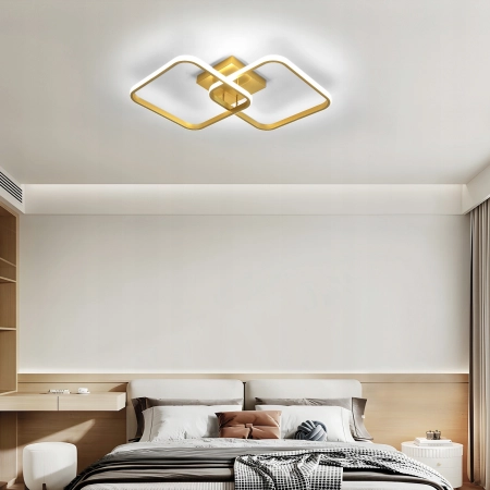 Lampa wisząca LAMPA SUFITOWA 2 -punkty światła zintegrowane źródło LE