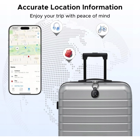 LOKALIZATOR APPLE FIND MY FLUORESCENCYJNY 110 DB IP68 5-7 LAT