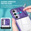 Etui Colala Samsung Galaxy S24/S25 fioletowe ochrona aparatu TPU