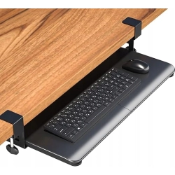 Taca Na Klawiaturę BONTEC Z Zaciskiem C 650 x 300 mm Pod Biurko