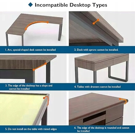 Taca Na Klawiaturę BONTEC Z Zaciskiem C 650 x 300 mm Pod Biurko