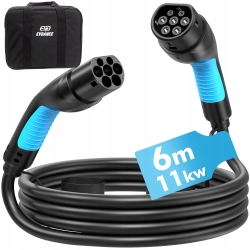Kabel ładowania EVDANCE Typ 2 6m 16A 3-fazowy 11kW