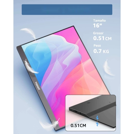 Monitor przenośny Yodoit PTM16 16