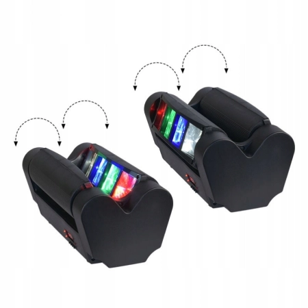 Reflektor Light4Me Spider MKII Turbo 8x3 W RGBW