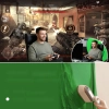 Ykall Tło green screen 142cm składane zielony ekran