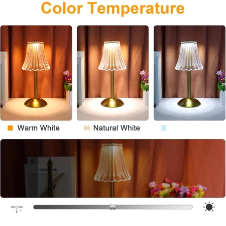 Lampa stołowa Comely A1 bezprzewodowa ściemniana USB dotykowa LED