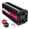 Falownik samochodowy LVYUAN 5000W 12V 110V LCD, 4x AC, pilot