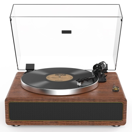 Retrolife Gramofon Bluetooth Vintage z Wbudowanymi Głośnikami 33/45 RPM