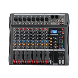 Mikser audio Depusheng DX8 8 kanałów USB Bluetooth 48V Phantom