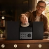 LONPOO LP-128 Zestaw stereo Soundbox Kompaktowy Bluetooth CD Radio USB/AUX