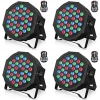 Reflektor LED U`King ZQ01641 z pilotem, RGB, akumulator 6000 mAh, 4 szt.