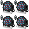 Reflektor LED U`King ZQ01641 z pilotem, RGB, akumulator 6000 mAh, 4 szt.