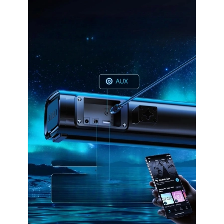 Soundbar MEVOSTO D7 5.1.4 60 W czarny