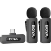 Boya BY-V20  bezprzewodowy mikrofon 2,4 GHz USB-C 2TX+1RX zestaw