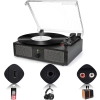 Udreamer GRAMOFON VINTAGE BLUETOOTH 3W DO DOMU DREWNO CZARNY