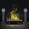 Zestaw Mikrofonowy Micfuns D20 D20-2 Wireless UHF 100 m do Karaoke