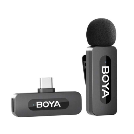 Bezprzewodowy mikrofon BOYA BY-V10 2.0 2,4 GHz złącze USB-C
