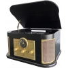 DLITIME Gramofon z głośnikami i Bluetooth, Retro System Stereo