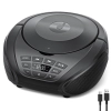 ODTWARZACZ CD PRZENOŚNY GUERAY BOOMBOX RADIO FM GŁOŚNIKI AUX USB CZARNY