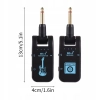 2w1 NADAJNIK ODBIORNIK DO GITARY 2.4G Jack 6.35mm - SYSTEM BEZPRZEWODOWY