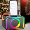 K26 ZESTAW KARAOKE 2 MIKROFONY + GŁOŚNIK BEZPRZEWODOWY BLUETOOTH