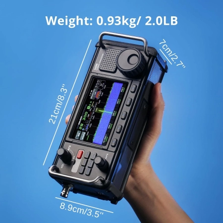 Xiegu X6200 Transceiver HF 8W SDR | Pełne Pasmo, AIR, ATU, Akumulator