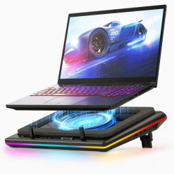 Podkładka chłodząca llano V12 RGB laptop 15-19″ z turbo wentylatorem USB