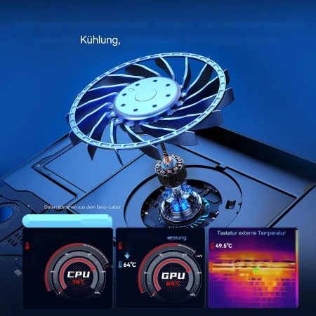 Podkładka chłodząca llano V12 laptop 15-19″ z turbo wentylatorem USB