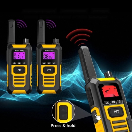 RADIODDITY HD-1 Walkie Talkie Wodoodporne IP67 PMR 2szt