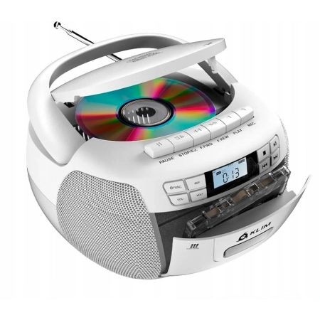 Radioodtwarzacz KLIM XS2JAF1Z Bluetooth biały