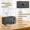 Cyfrowe radio DAB+/FM PAZEAU Bluetooth 5.0 retro z pilotem czarne przenośne