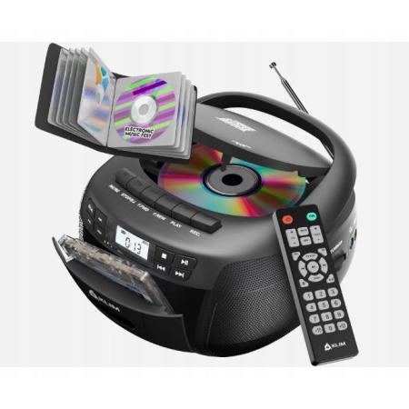 KLIM radio cd-kasetowe bluetooth KLIM