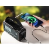 Wielofunkcyjne radio solarne CR1009 Ultra z korbką latarką