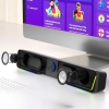 Głośniki Desktopowe PC Jeecoo A40 USB Bluetooth Dźwięk Stereo Diody LED