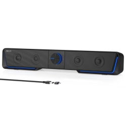 Głośniki Desktopowe PC Jeecoo A40 USB Bluetooth Dźwięk Stereo Diody LED