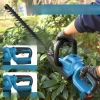 Nożyce do żywopłotu akumulatorowe niebieskie elektryczne